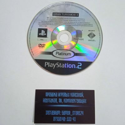 Лот: 16381605. Фото: 1. Gran Turismo 4 без коробки. Лицензионный... Игры для консолей