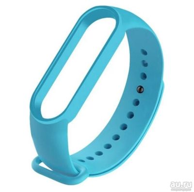 Лот: 17691728. Фото: 1. Ремешок Xiaomi Mi Band 5 6 бирюзовый... Смарт-часы, фитнес-браслеты, аксессуары