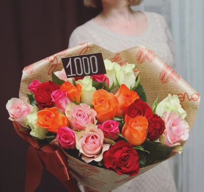 Лот: 7483226. Фото: 1. Сборный букет. Цветы на Щорса... Свежие цветы
