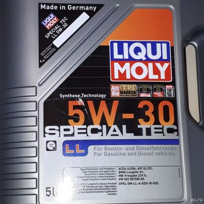 Лот: 17958818. Фото: 1. Liqui moly 5w30 Special tec ll... Масла, жидкости