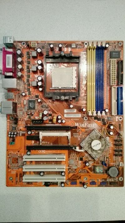 Лот: 9660385. Фото: 1. Материнская плата Foxconn NF4SK8AA... Материнские платы