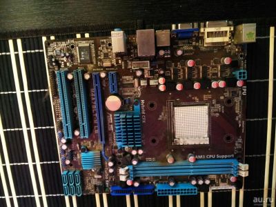Лот: 8914913. Фото: 1. Материнская плата Asus M4A78LT-M... Материнские платы