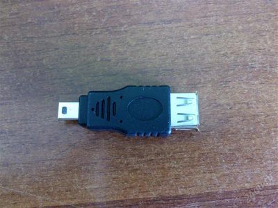 Лот: 2864733. Фото: 1. Переходник USB Af - Bmini 5pin. Другое (компьютеры, оргтехника, канцтовары)