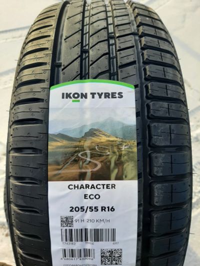 Лот: 25551626. Фото: 1. 205/55 R16 91H Ikon Tyres Character... Шины