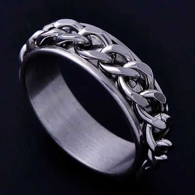 Лот: 7165887. Фото: 1. Кольцо.Сталь.1. Кольца, перстни