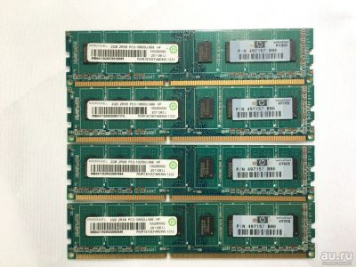 Лот: 10195373. Фото: 1. Ramaxel 8 гб (4x2GB) DDR3 1333... Оперативная память