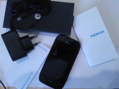 Лот: 2321624. Фото: 1. NOKIA LUMIA 710 с 1 рубля!!!. Кнопочные мобильные телефоны