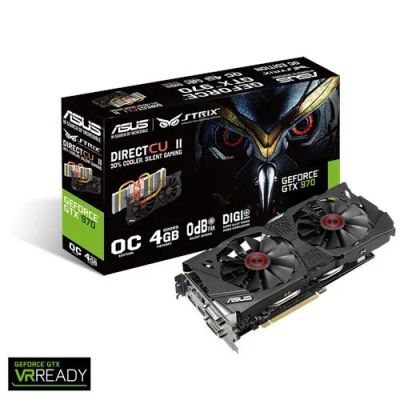 Лот: 15874572. Фото: 1. GTX 970 Asus strix 4GB. Видеокарты
