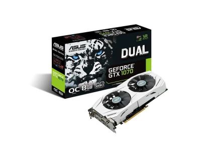 Лот: 11169115. Фото: 1. Asus GeForce GTX1070 Dual OC. Видеокарты