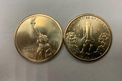 Лот: 25440934. Фото: 1. 1 доллар США Флорида (серия Американские... Америка