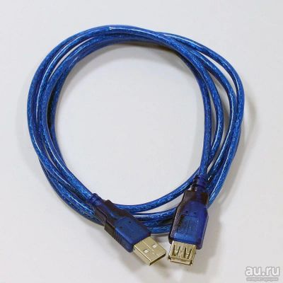 Лот: 14333309. Фото: 1. Кабель-удлинитель USB2.0 USB A... Электроустановочные изделия