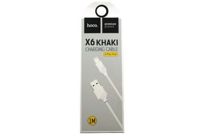 Лот: 9059703. Фото: 1. Дата-кабель Apple 8pin HOCO X6... Дата-кабели, переходники