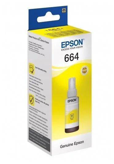 Лот: 18617897. Фото: 1. Картридж Epson L100 Yellow ink... Картриджи, расходные материалы