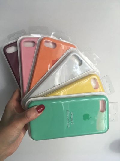 Лот: 16655368. Фото: 1. Чехол Silicone Case на iPhone... Чехлы, бамперы