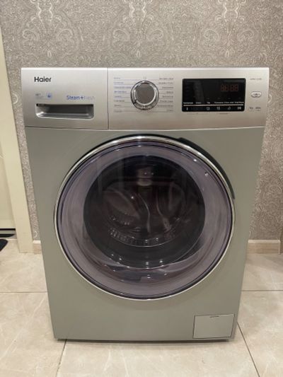 Лот: 24680430. Фото: 1. Стиральная машина бу Haier HW60-... Стиральные машины