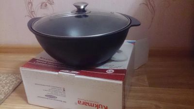 Лот: 9586619. Фото: 1. Казан для плова 4,5 л. Новый... Жаровни, казаны