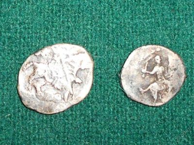 Лот: 5890328. Фото: 1. Чешуя.Лот из двух монет.Серебро... Россия до 1917 года