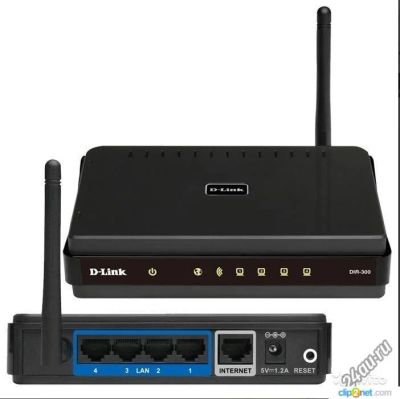 Лот: 7001548. Фото: 1. Роутер D-Link DIR-300 wi-fi. Маршрутизаторы (роутеры)
