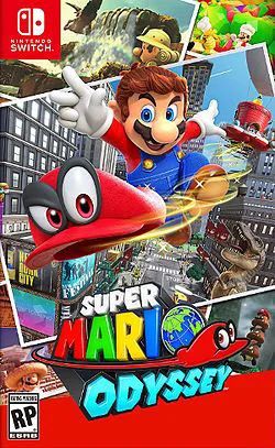 Лот: 11647303. Фото: 1. Super mario odyssey nintendo switch... Игры для консолей