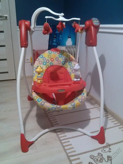 Лот: 7878690. Фото: 1. Качеля Graco. Ходунки, прыгунки, качели