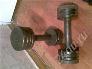 Лот: 276373. Фото: 1. Гантели 2 по 6кг. Штанги, блины