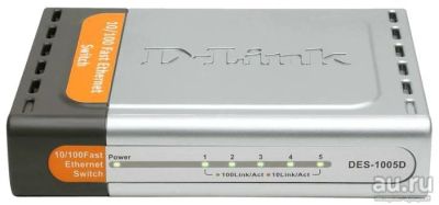 Лот: 9607879. Фото: 1. D-link DES-1005D коммутатор (switch... Коммутаторы