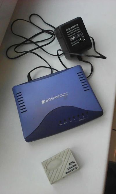 Лот: 8798481. Фото: 1. Модем "Интеркросс" ADSL 2/2+. Проводные модемы