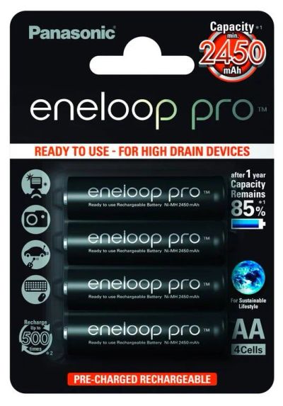 Лот: 5181873. Фото: 1. Аккумулятор AA Panasonic Eneloop... Аккумуляторы, зарядные