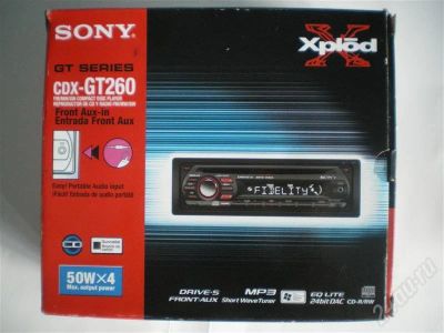 Лот: 487230. Фото: 1. Sony CDX-GT260. Автомагнитолы