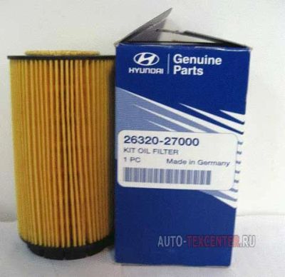 Лот: 7502721. Фото: 1. Фильтр масляный (картридж), Hyundai... Расходные материалы