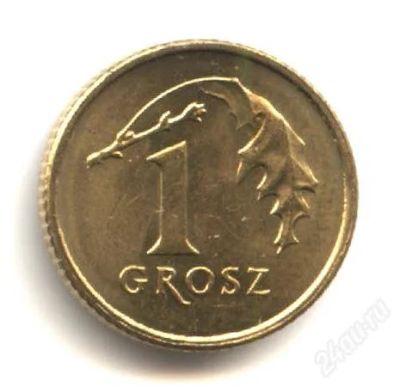 Лот: 1376877. Фото: 1. 1 грош, Польша 2004. Другое (монеты)