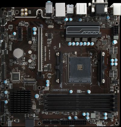 Лот: 14568953. Фото: 1. MSI B350 PRO-VDH. Материнские платы