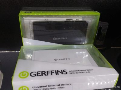 Лот: 9750705. Фото: 1. Аккумулятор Gerffins M250 2500mAh... Аккумуляторы