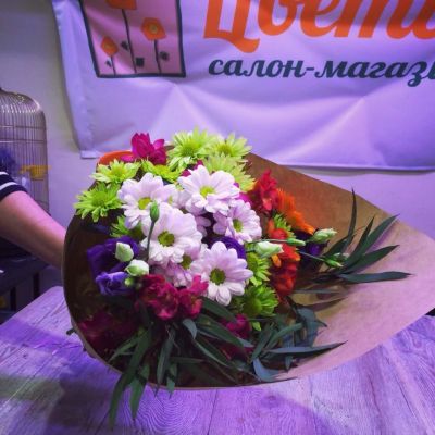 Лот: 7543374. Фото: 1. Сборный букет. Цветы на Щорса... Свежие цветы