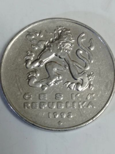 Лот: 10621751. Фото: 1. 5 крон 1993 года. Чехия. Герб... Европа
