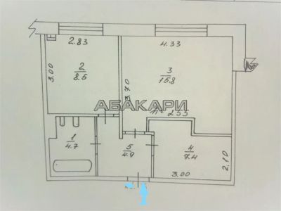 Лот: 20863454. Фото: 1. Сдам 2-комн. улица Ломоносова... Квартиры, студии