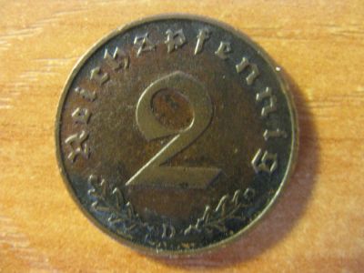 Лот: 10741494. Фото: 1. Германия 2 рейхспфеннига 1939... Германия и Австрия