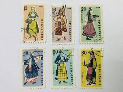 Лот: 23594258. Фото: 1. Народные костюмы. Кюстендил. Плевен... Марки