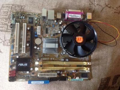 Лот: 7115287. Фото: 1. Материнская плата Asus P5GZ-MX... Материнские платы