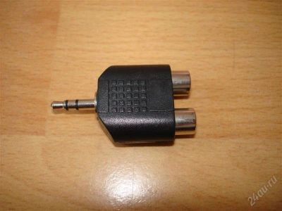 Лот: 2680205. Фото: 1. Переходник ШТ 3.5 3C x 2RCA ГН... Разъёмы