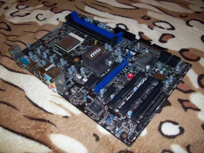 Лот: 5793913. Фото: 1. Материнская плата msi ms-7599... Материнские платы