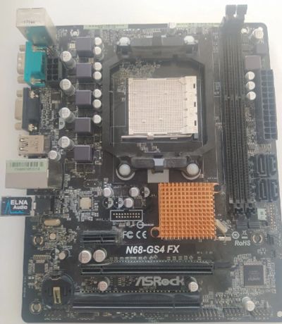Лот: 17325277. Фото: 1. Материнская плата Asrock n68-gs4... Материнские платы