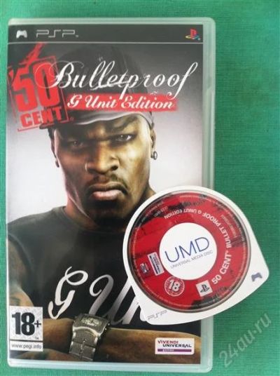 Лот: 1048492. Фото: 1. Игра для PSP "50 cent Bulletproof... Игры для консолей