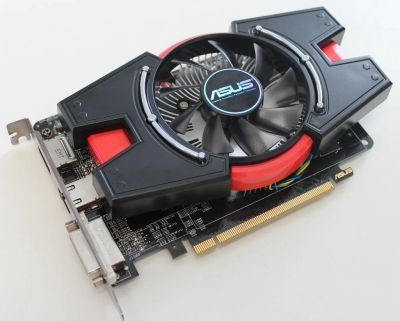 Лот: 5119326. Фото: 1. Видеокарта PCI-E Asus HD7750... Видеокарты