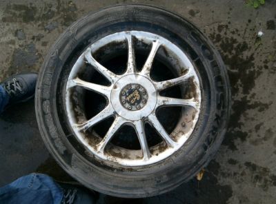 Лот: 12307594. Фото: 1. 1 колесо r16 5x100. Шины на дисках