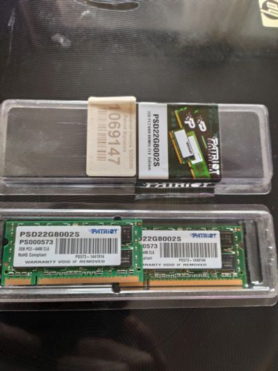 Лот: 15470488. Фото: 1. Оперативная память Patriot DDR2... Оперативная память