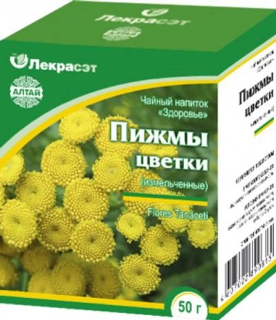 Лот: 7009214. Фото: 1. Пижмы цветки, 50г. Антисептики, защитные средства, медицинские маски