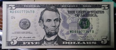 Лот: 20211070. Фото: 1. 5 долларов США D - Кливленд... Америка