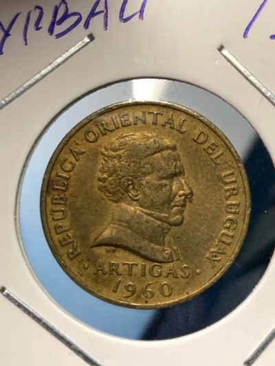 Лот: 19367818. Фото: 1. Уругвай 5 сентесимо, 1960. Америка