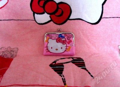 Лот: 200630. Фото: 1. Мини кошелек2 Hello Kitty. Бумажники, кошельки, портмоне
